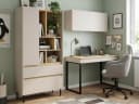 Beautysofa Jugendzimmer-Set LICO 3-teilig Modern Grifflos Sandbeige Bild 2