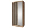 Beautysofa Kleiderschrank Donatello mit Spiegel und Lamellen Bild 2
