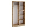 Beautysofa Kleiderschrank Donatello mit Spiegel und Lamellen Bild 3