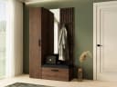Beautysofa Garderoben-Set MARGARET mit Spiegel, Schuhschrank & Sitzbank Bild 1