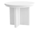 Beautysofa Esstisch PRESTIGE Ausziehbar Rund Weiß/Schwarz Bild 3