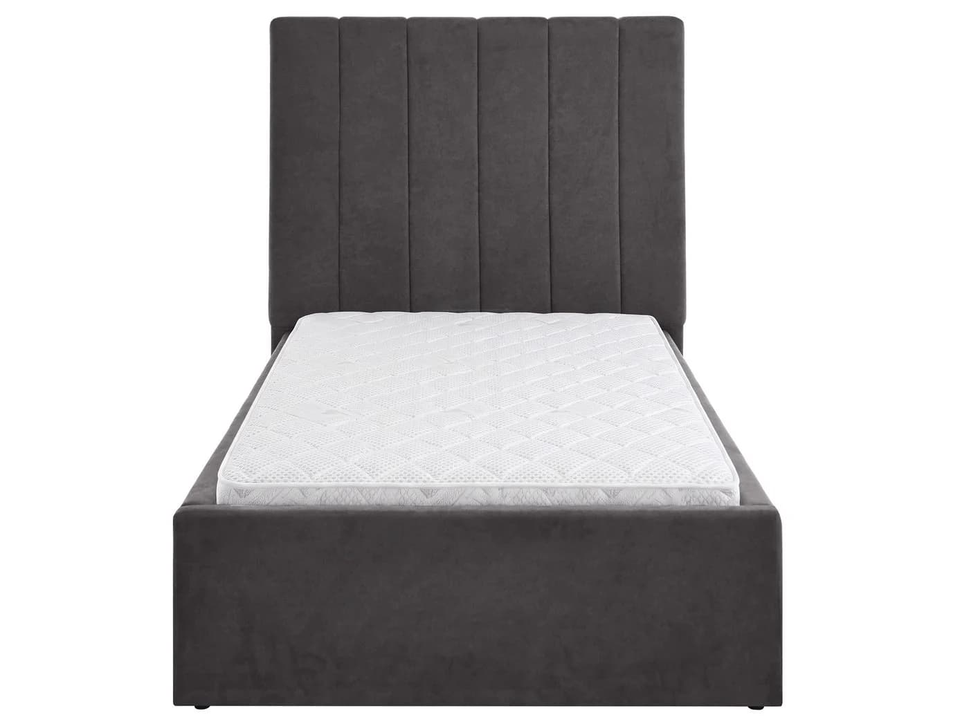 Beautysofa Jugendbett MELVIO mit Bettkasten Grau - Bild 3