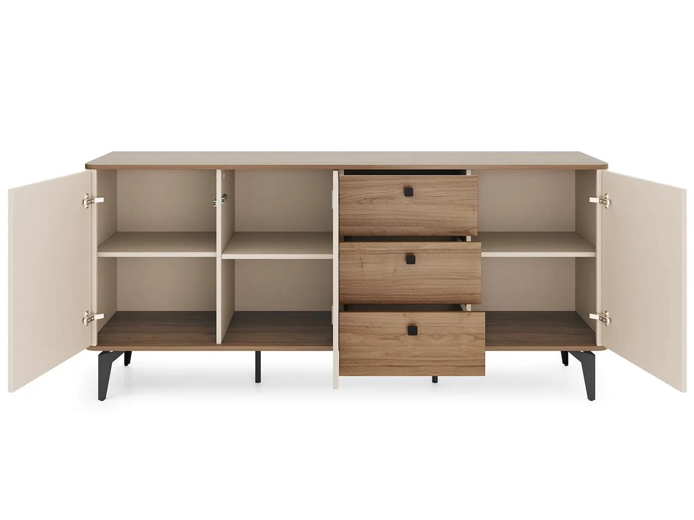 Beautysofa Kommode AURORA Sideboard 180 cm mit viel Stauraum - Bild 3