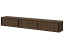 Beautysofa Wohnwand VERO 2-teilig TV-Lowboard & Hochschrank Japandi Braun Bild 5