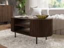 Beautysofa Couchtisch ORION mit Ablagefach und Metallfüßen Bild 5