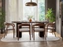 Beautysofa Esstisch ORION ausziehbar 100-188 cm Braun Modernes Design Bild 1