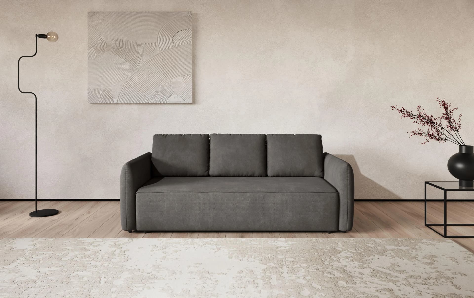 Big-Sofa COTTA Megasofa Flow mit Bettfunktion