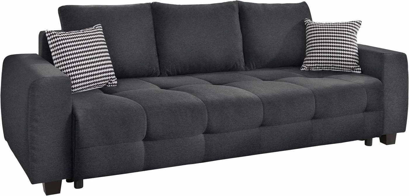 Collection AB Schlafsofa Bella Anthrazit mit Bettfunktion und Bettkasten - Bild 2