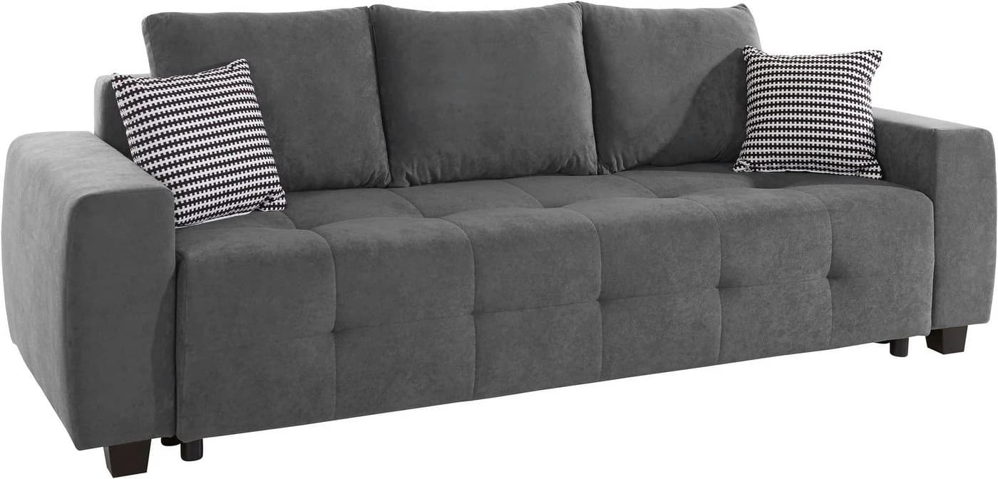 Collection AB Schlafsofa Bella Anthrazit mit Bettkasten - Bild 5