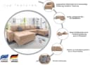 COLLECTION AB Josy XXL Wohnlandschaft Grau Anthrazit mit Bettfunktion Bild 3