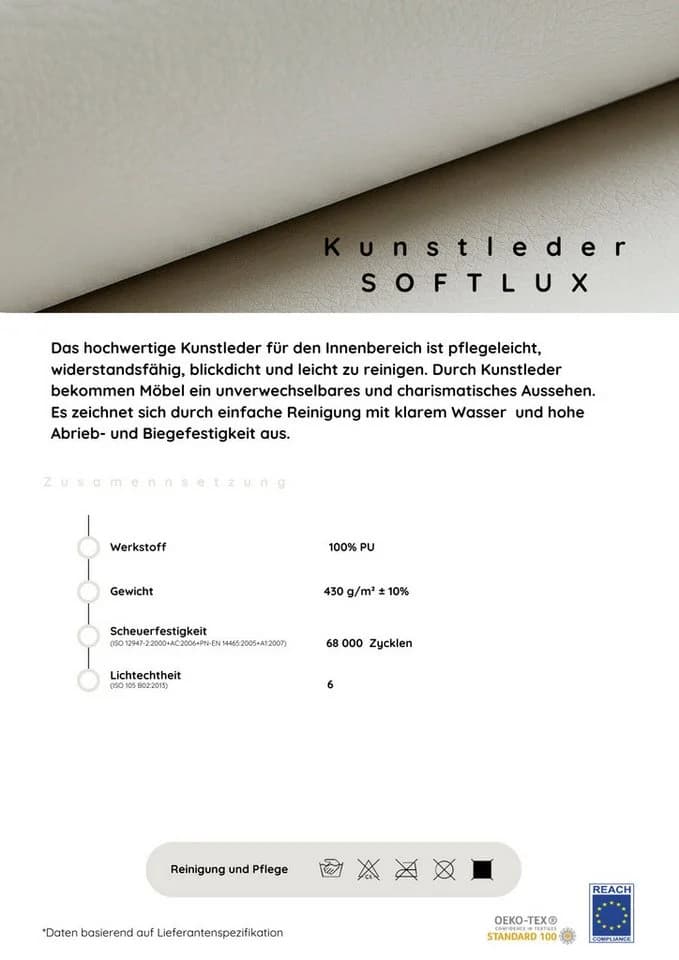 COLLECTION AB Josy XXL Wohnlandschaft Grau Anthrazit mit Bettfunktion - Bild 4