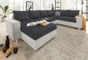 Wohnlandschaft COLLECTION AB Paris U-Form Silber Anthrazit Bild 2