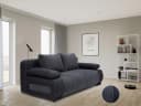 Schlafsofa COLLECTION AB Moritz Anthrazit mit Bettkasten und Federkern Bild 2