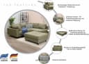 Ecksofa COLLECTION AB Toni L-Form Beige mit Hocker Bild 3