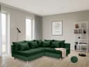Ecksofa COLLECTION AB L-Form Grün mit Ottomane Bild 2