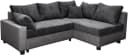Ecksofa COLLECTION AB Parma L-Form Anthrazit mit Schlaffunktion Bild 1