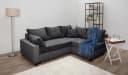 Ecksofa COLLECTION AB Parma L-Form Anthrazit mit Schlaffunktion Bild 2