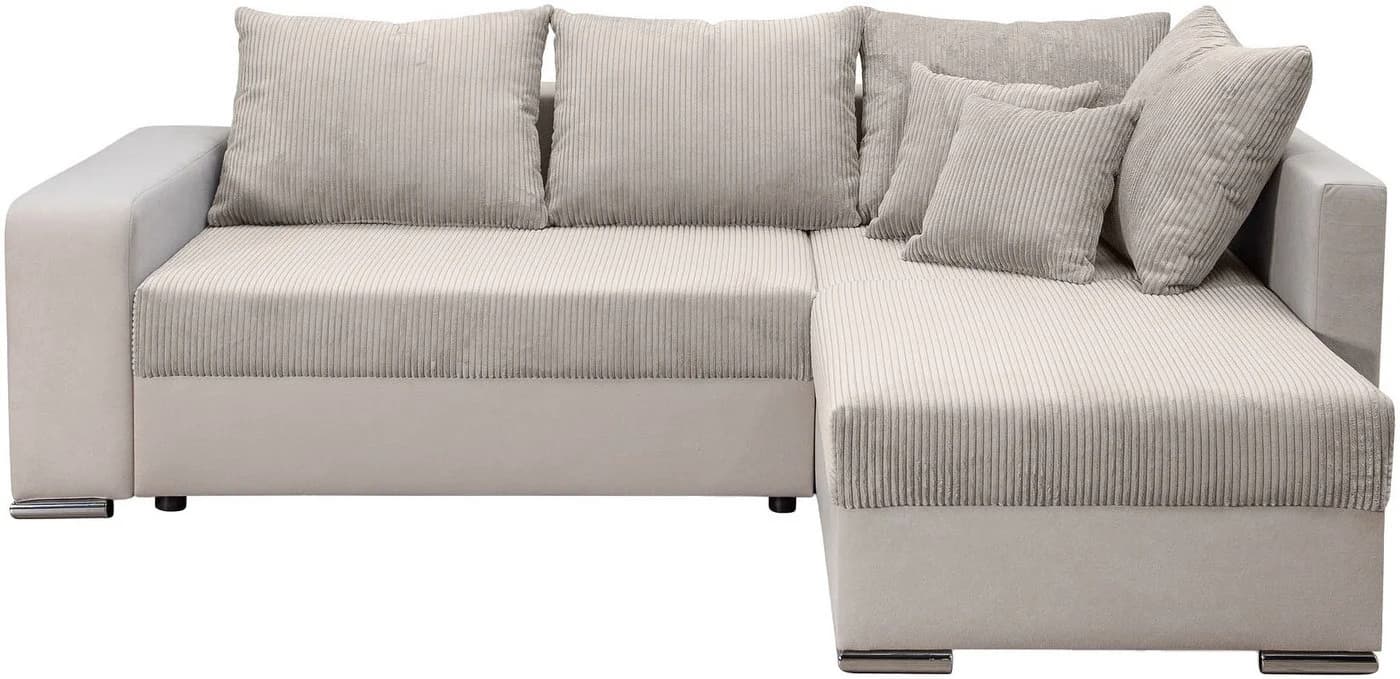 COLLECTION AB Ecksofa L-Form mit LED-Beleuchtung und Bettfunktion