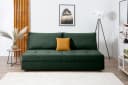 Schlafsofa COLLECTION AB DARIA mit Bettkasten und Schlafunktion Dunkelgrün Bild 2