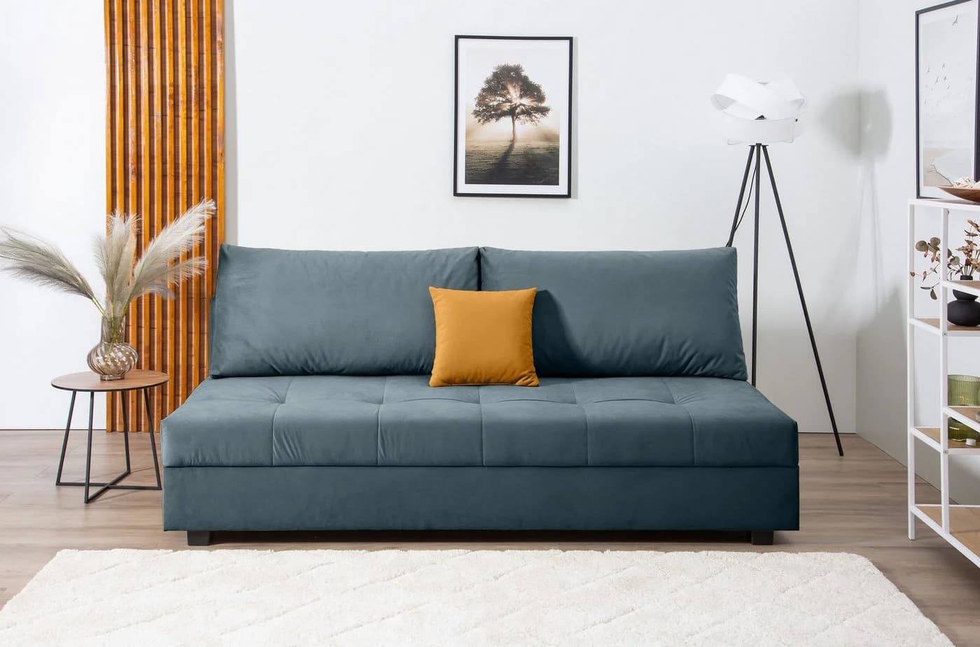 Schlafsofa COLLECTION AB DARIA mit Bettkasten und Schlafunktion Petrol - Bild 2