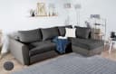 COLLECTION AB Ecksofa JANA XL L-Form Anthrazit mit Bettfunktion Bild 2