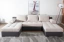 COLLECTION AB Wohnlandschaft Josy U-Form Anthrazit mit Bettfunktion Bild 2