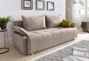 Collection AB Schlafsofa 3-Sitzer Funtastic Beige mit Schlaffunktion Bild 2