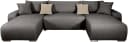 Wohnlandschaft COLLECTION AB Paola U-Form Anthrazit Bild 1