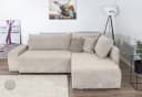Ecksofa COLLECTION AB Poppy L-Form Beige mit Schlaffunktion Bild 2