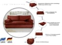 Schlafsofa COLLECTION AB Tina 200 cm mit Bettfunktion und Bettkasten Bild 3