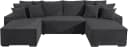 Wohnlandschaft COLLECTION AB "Manhattan" Anthrazit Cord-Bezüge Bild 1