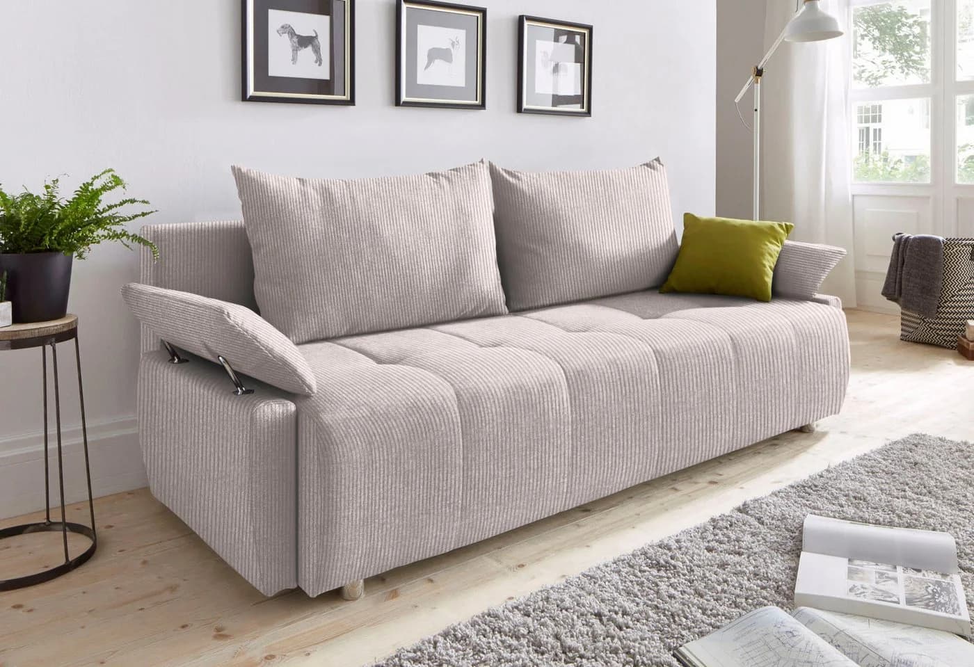 Collection AB Schlafsofa 3-Sitzer Funtastic Federkern Bettkasten - Bild 2