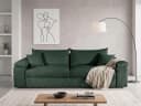 COLLECTION AB Schlafsofa Mara 249 cm flaschengrün mit Bettkasten Bild 1