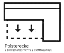 Home affaire Ecksofa Italia L-Form mit Bettfunktion und Bettkasten Bild 5