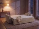 COLLECTION AB Schlafsofa Sara B mit Bettkasten und Topper taupe Bild 1