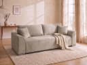 COLLECTION AB Schlafsofa Sara B mit Bettkasten und Topper taupe Bild 2