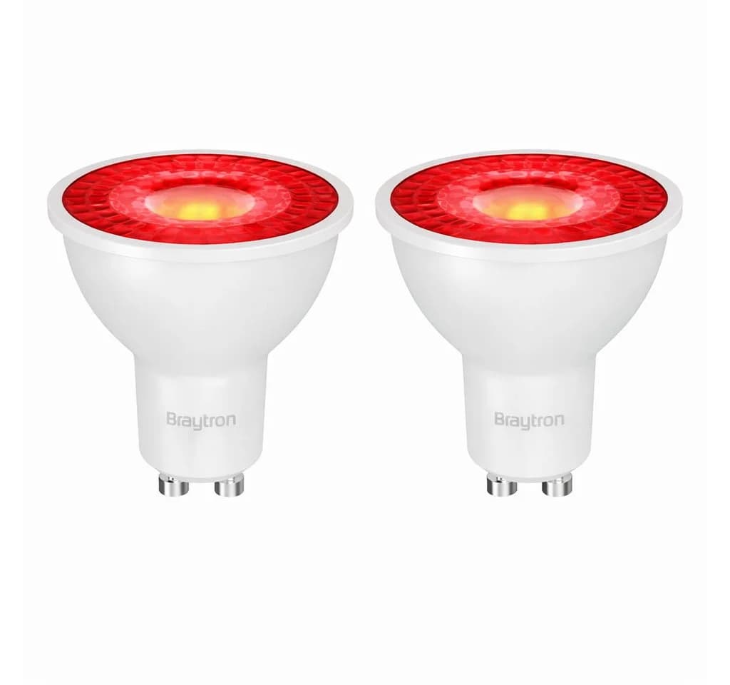 Braytron GU10 LED Spot 2er Set Rot Blau Grün Amber 7W 38° - Bild 2