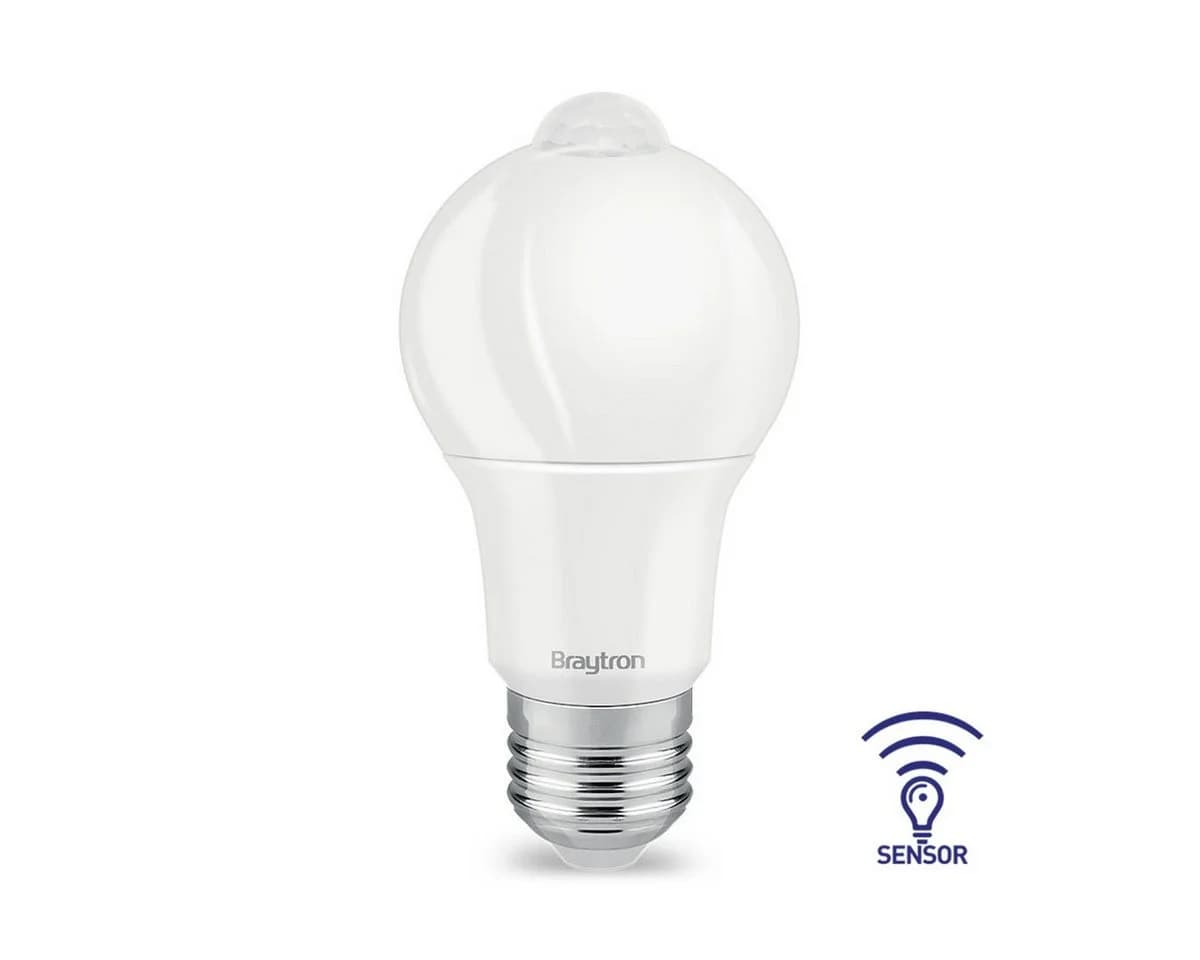 Braytron LED-Leuchtmittel E27 9W mit Bewegungsmelder PIR - Bild 2