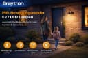 Braytron LED-Leuchtmittel E27 9W mit Bewegungsmelder PIR Bild 4
