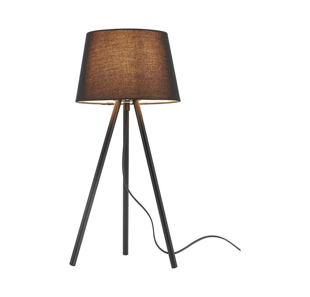 Braytron LED Stehlampe Modern 3-Bein Design Schwarz Satinierter Schirm - Bild 3