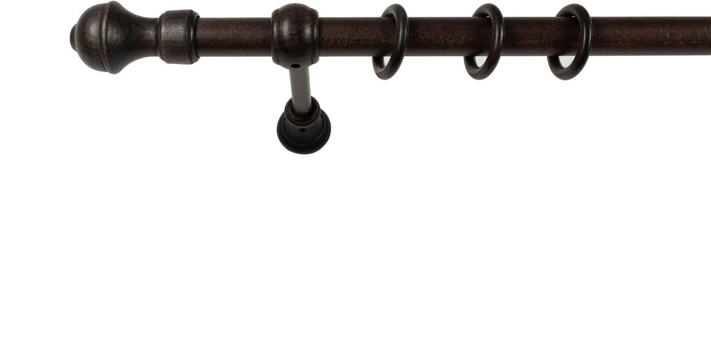 SN DECO GROUP Gardinenstange Ares Komplettset 28mm Wenge - Bild 3