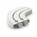SN DECO GROUP Gardinenschiene Rundbogen SH 2-läufig Weiß Kunststoff Paar Bild 1