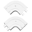 SN DECO GROUP Gardinenschiene Rundbogen SH 2-läufig Weiß Kunststoff Paar Bild 4