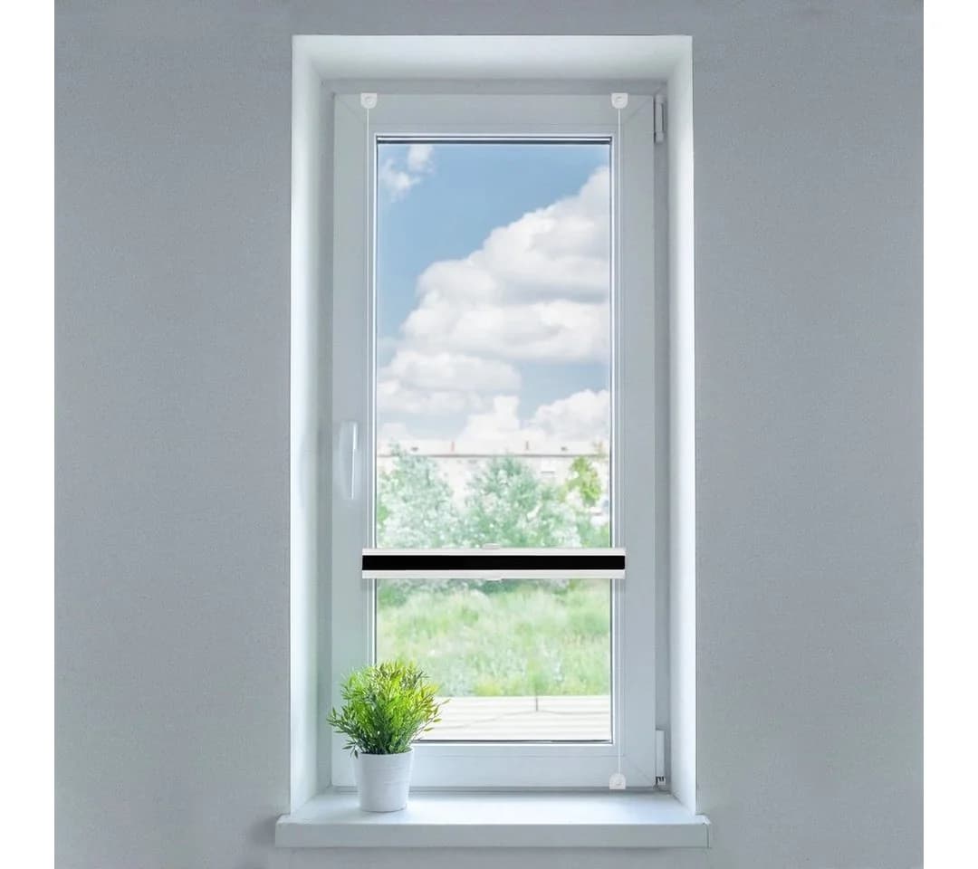 SN DECO GROUP Plissee Klemmfix Dunkelgrau Uni - Bild 3