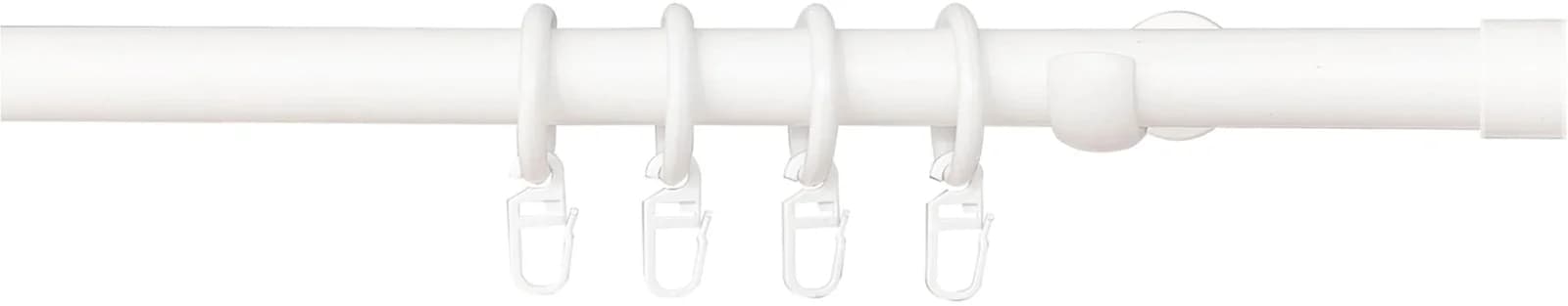SN DECO GROUP Gardinenstange Kappe 200 cm Weiß