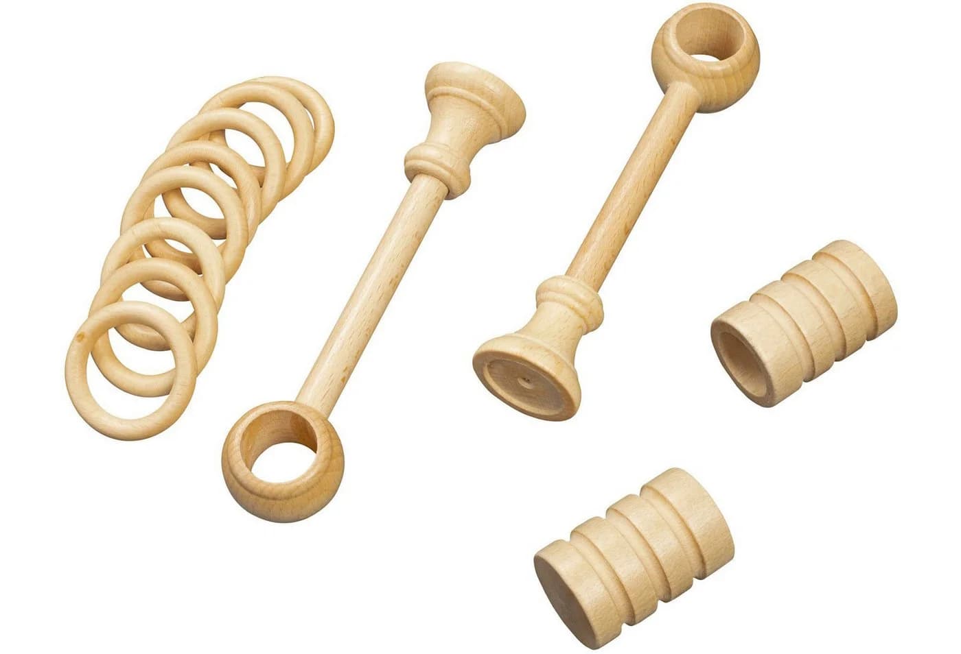 SN DECO GROUP Gardinenstange Pisa 28mm Komplettset Natur - Bild 4