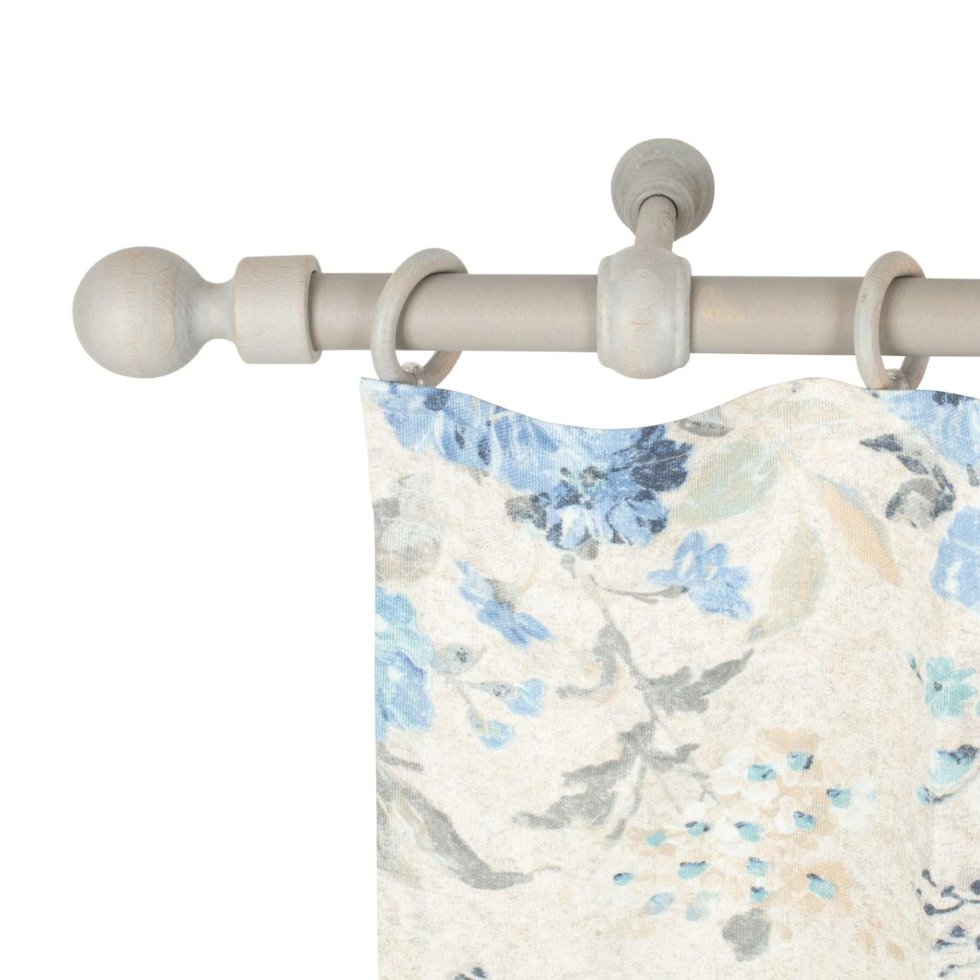 SN DECO GROUP Gardinenstange Giro Grau 28mm Komplettset