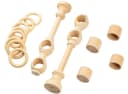 SN DECO GROUP Gardinenstange Cafiro 2-läufig Komplettset Beige Bild 4