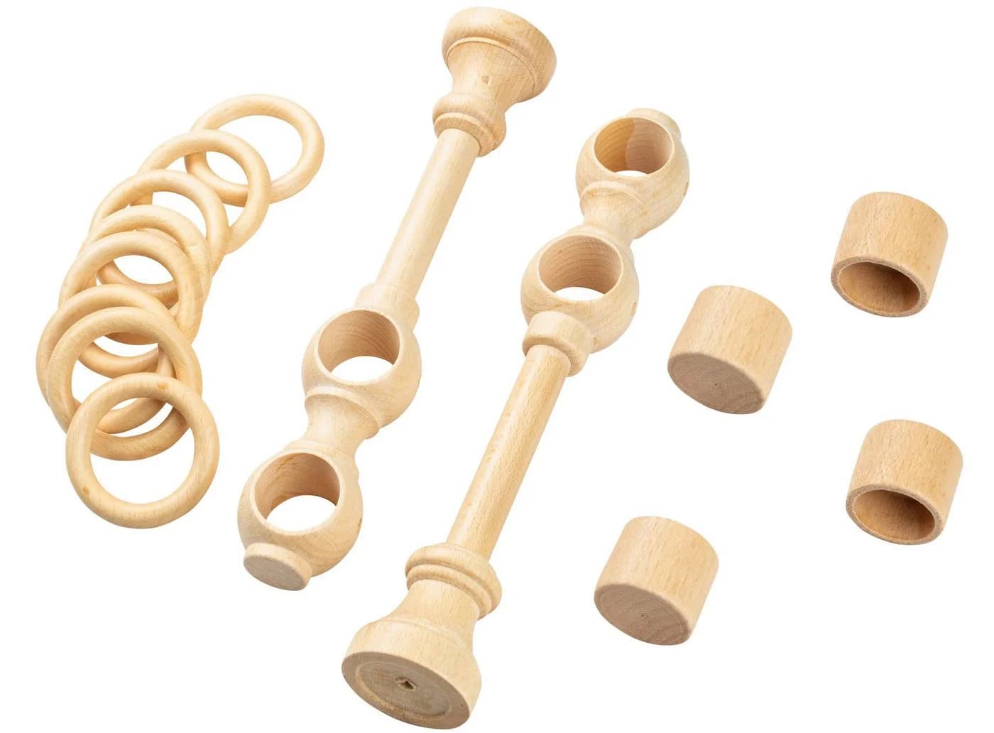 SN DECO GROUP Gardinenstange Cafiro 2-läufig Komplettset Beige - Bild 4