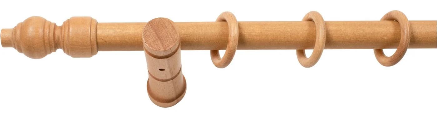 SN DECO GROUP Gardinenstange Filigrano 1-läufig Holz 28 mm - Bild 3